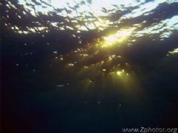 Underwater Sunset / We were coming up really late on an a... by Zaid Fadul 